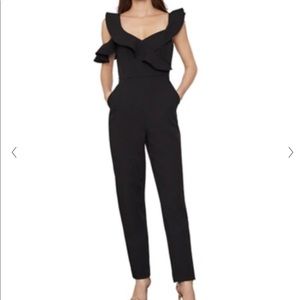 BCBG Ruffle jumpsuit